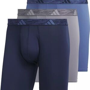 adidas Men's Microfiber Boxer Briefs –‎ 3 Pack Large